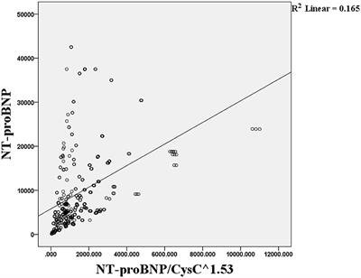 The Ratio of NT-proBNP to CysC1.53 Predicts Heart Failure in Patients With Chronic Kidney Disease